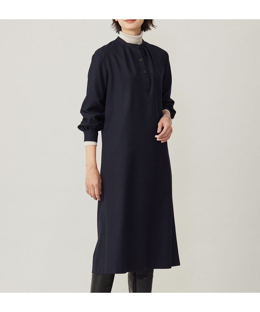 【ジェイ プレス/J.PRESS】の【洗える】ANASTASIA milled ワンピース インテリア・キッズ・メンズ・レディースファッション・服の通販 founy(ファニー) 　ファッション　Fashion　レディースファッション　Fashion for Women　ワンピース　Dresses　洗える　Machine Washable　シューズ　Shoes, Footwear　ストレッチ　Stretch, Stretchy Fabric　ベーシック　Basic, Essential　ポケット　Pocket, Pocket Detail　A/W・秋冬　Autumn/Winter　ビジネス 仕事 通勤　Business / Work / Commuting　ネイビー系|ID: prp329100004492939 ipo3291000000033370679