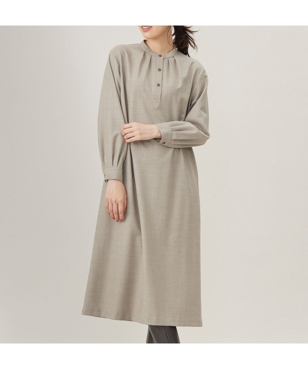 【ジェイ プレス/J.PRESS】の【洗える】ANASTASIA milled ワンピース インテリア・キッズ・メンズ・レディースファッション・服の通販 founy(ファニー) 　ファッション　Fashion　レディースファッション　Fashion for Women　ワンピース　Dresses　洗える　Machine Washable　シューズ　Shoes, Footwear　ストレッチ　Stretch, Stretchy Fabric　ベーシック　Basic, Essential　ポケット　Pocket, Pocket Detail　A/W・秋冬　Autumn/Winter　ビジネス 仕事 通勤　Business / Work / Commuting　ベージュ系|ID: prp329100004492939 ipo3291000000033370680