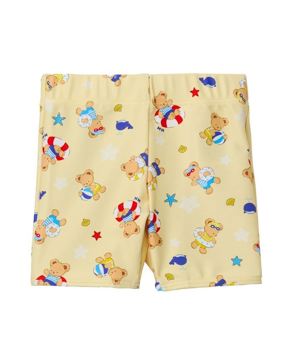 【ミキハウスホットビスケッツ/MIKI HOUSE HOT BISCUITS / KIDS】の【ミキハウス】 ミキハウスベア 5分丈水着 インテリア・キッズ・メンズ・レディースファッション・服の通販 founy(ファニー) 　ファッション　Fashion　キッズファッション　KIDS　ビーチ　Beach　再入荷　Restock/Back In Stock/Re Arrival　夏　Summer　春　Spring　S/S・春夏　Ss・Spring/Summer　水着　Swimsuit　黄|ID: prp329100004493428 ipo3291000000031685785