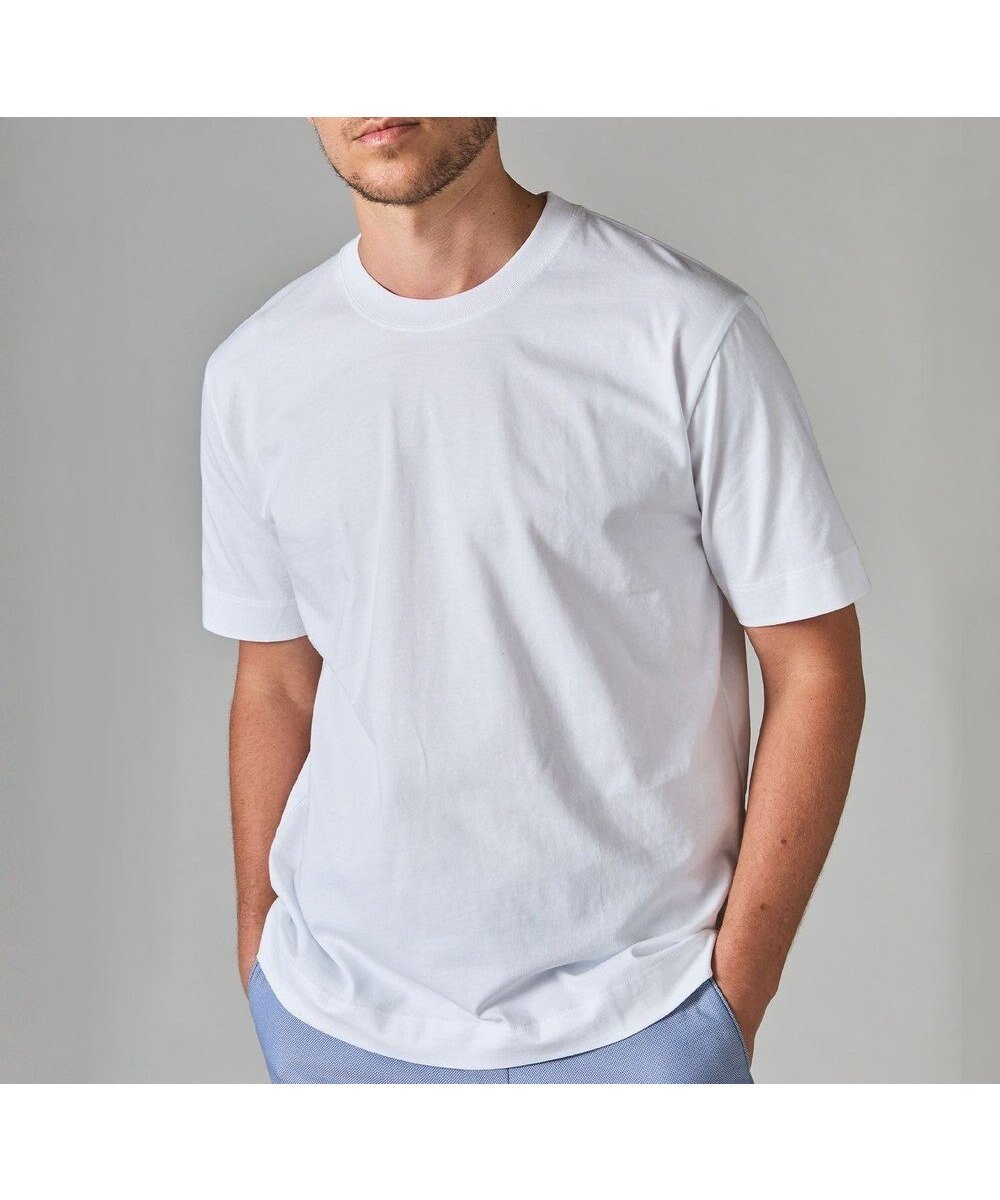 【五大陸/gotairiku / MEN】のビジネスインナー/下着兼用【パックT】5.6oz 綿100% スムース光沢加工 Tシャツ(クルーネック/2枚セット) 人気、トレンドファッション・服の通販 founy(ファニー) 　ファッション　Fashion　メンズファッション　MEN　トップス・カットソー　Tops/Tshirt/Men　シャツ　Shirts　インナー　Inner　カットソー　Cut And Sew　ビジネス 仕事 通勤　Business　夏　Summer　S/S・春夏　Ss・Spring/Summer　A/W・秋冬　Aw・Autumn/Winter・Fw・Fall-Winter　 other-1|ID: prp329100004493466 ipo3291000000031686006