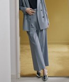 【アイシービー/iCB】の【洗える】ウール2WAYストレッチ ワイドストレートパンツ ブルーシェイド系|ID: prp329100004493509 ipo3291000000033682361
