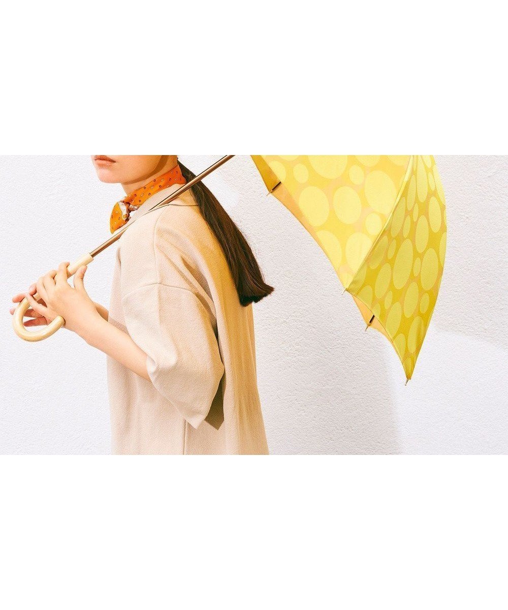 【槇田商店/Makita shoten】の【晴雨兼用 UVカット】ノルディック バブル イエロー 長傘 人気、トレンドファッション・服の通販 founy(ファニー) 　ファッション　Fashion　レディースファッション　WOMEN　傘 / レイングッズ　Umbrellas/Rainwear　イエロー　Yellow　傘　Umbrella　スポーツ　Sports　日傘　Parasol　エレガント 上品　Elegant　 other-1|ID: prp329100004493537 ipo3291000000031686876