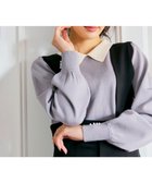 【フェルゥ/Feroux】の【洗える】襟付きニット プルオーバー ライトグレー系|ID: prp329100004493555 ipo3291000000031966593