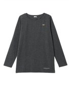 【ツモリチサト スリープ/tsumori chisato SLEEP】のツモリチサト トップス 長袖 ボートネック ルームウェア 綿混(本体) ストレッチ素材 薄手 tsumori chisato SLEEP UTX555 /ワコール ブラック|ID: prp329100004493557 ipo3291000000031930285