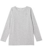 【ツモリチサト スリープ/tsumori chisato SLEEP】のツモリチサト トップス 長袖 ボートネック ルームウェア 綿混(本体) ストレッチ素材 薄手 tsumori chisato SLEEP UTX555 /ワコール グレー|ID: prp329100004493557 ipo3291000000031930286