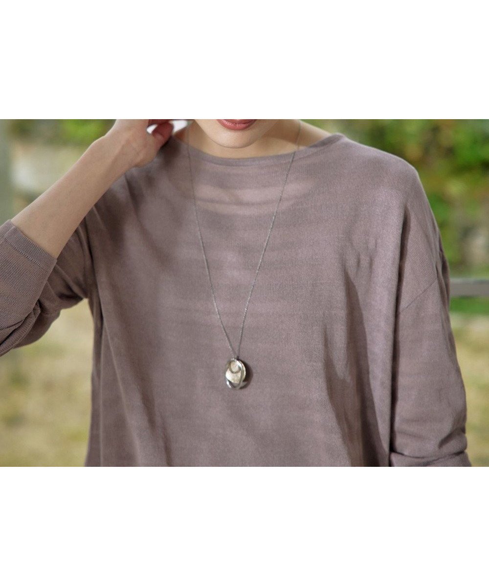 【ティアクラッセ/Tiaclasse】の【安田美沙子さん着用・日本製】プレートリングネックレス インテリア・キッズ・メンズ・レディースファッション・服の通販 founy(ファニー) ファッション Fashion レディースファッション Fashion for Women ジュエリー Jewelry ファッションリング Fashion Rings ネックレス Necklaces & Pendants アクセサリー Fashion Accessories チェーン Chain, Chain Strap ネックレス Necklace, Pendant Necklace プレート Plate, Dish メタル Metal, Metal Parts ロング Long, Long-Length 日本製 Made In Japan シルバー×ゴールド|ID: prp329100004493598 ipo3291000000034263669