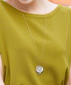 【ティアクラッセ/Tiaclasse】の【安田美沙子さん着用・日本製】プレートリングネックレス ゴールド×シルバー|ID: prp329100004493598 ipo3291000000034263670