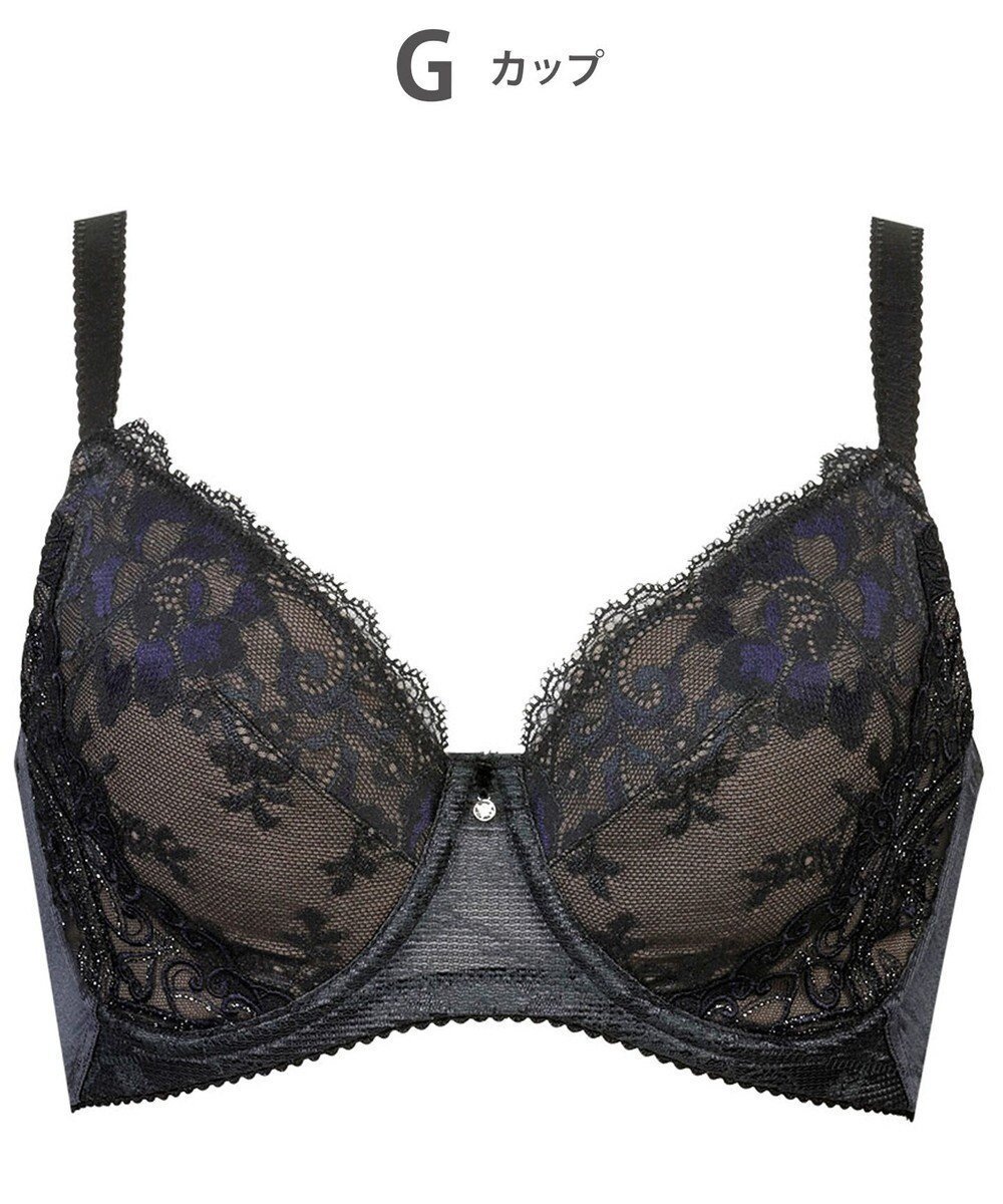 【ウィング/Wing】のブラジャー Wing Lesiage バストを小さく見せる 脇すっきり フルカップブラ 【6000シリーズ】 小さく見せるブラ PB6001 ウイング/ワコール インテリア・キッズ・メンズ・レディースファッション・服の通販 founy(ファニー) 　ファッション　Fashion　レディースファッション　WOMEN　アンダー　Under　クラシカル　Classical　コンパクト　Compact　ストレッチ　Stretch　フラット　Flat　ブラジャー　Bra　モチーフ　Motif　レース　Race　ワイヤー　Wire　ダークブラウン|ID: prp329100004493733 ipo3291000000032261001