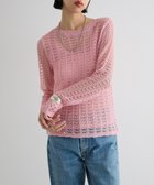 【グリーンパークス/Green Parks】のSET2点 クロシェ風ニットプルオーバー Pink|ID: prp329100004493745 ipo3291000000032598213