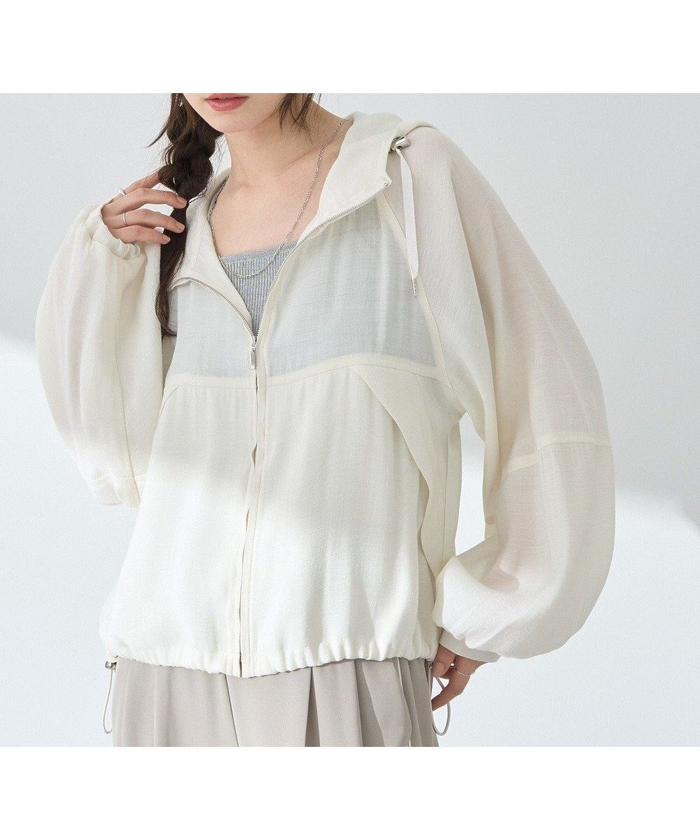 【アースミュージックアンドエコロジー/earth music&ecology】のシアージップパーカー 人気、トレンドファッション・服の通販 founy(ファニー) 　ファッション　Fashion　レディースファッション　WOMEN　アウター　Coat Outerwear　ジャケット　Jackets　シアー　Sheer　ジャケット　Jacket　トレンド　Trend　ドローコード　Draw Cord　ハイネック　High Neck　パーカー　Hoodie　フォルム　Form　ポケット　Pocket　ロング　Long　夏　Summer　春　Spring　S/S・春夏　Ss・Spring/Summer　 other-1|ID: prp329100004493754 ipo3291000000031826055