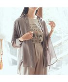 【アースミュージックアンドエコロジー/earth music&ecology】のシアーシャツ Gray Beige|ID: prp329100004493758 ipo3291000000031688417
