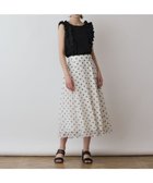 【グレース コンチネンタル/GRACE CONTINENTAL】のドットオパールスカート 人気、トレンドファッション・服の通販 founy(ファニー) ファッション Fashion レディースファッション WOMEN スカート Skirt ダブル Double ドット Dot フレア Flare プリント Print 再入荷 Restock/Back In Stock/Re Arrival 夏 Summer 春 Spring S/S・春夏 Ss・Spring/Summer thumbnail ホワイト|ID: prp329100004493799 ipo3291000000031831681
