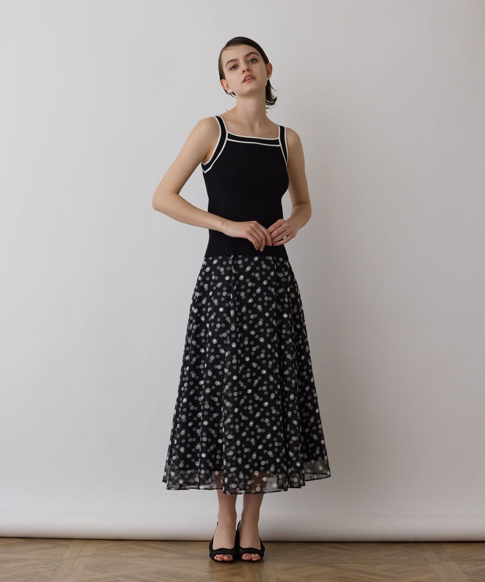 【グレース コンチネンタル/GRACE CONTINENTAL】のドットオパールスカート インテリア・キッズ・メンズ・レディースファッション・服の通販 founy(ファニー) 　ファッション　Fashion　レディースファッション　WOMEN　スカート　Skirt　ダブル　Double　ドット　Dot　フレア　Flare　プリント　Print　再入荷　Restock/Back In Stock/Re Arrival　夏　Summer　春　Spring　S/S・春夏　Ss・Spring/Summer　ブラック|ID: prp329100004493799 ipo3291000000031831682