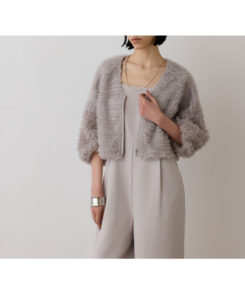 【グレース コンチネンタル/GRACE CONTINENTAL】のフラワーチュール刺繍ブルゾン 人気、トレンドファッション・服の通販 founy(ファニー) 　ファッション　Fashion　レディースファッション　WOMEN　アウター　Coat Outerwear　ジャケット　Jackets　ブルゾン　Blouson/Jackets　春　Spring　シアー　Sheer　ジャケット　Jacket　フェミニン　Feminine　フリル　Frills　フロント　Front　ブルゾン　Blouson　S/S・春夏　Ss・Spring/Summer　夏　Summer　 other-1|ID: prp329100004493805 ipo3291000000031831732