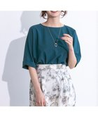 【エニィ スィス/any SiS】の【前後着用・UVケア・洗える】2WAYジョーゼットジャージードルマン カットソー 人気、トレンドファッション・服の通販 founy(ファニー) ファッション Fashion レディースファッション WOMEN トップス・カットソー Tops/Tshirt シャツ/ブラウス Shirts/Blouses ロング / Tシャツ T-Shirts カットソー Cut and Sewn 春 Spring 洗える Washable カットソー Cut And Sew コンパクト Compact ジャージー Jersey ジョーゼット Georgette ストレッチ Stretch セットアップ Set Up ルーズ Loose S/S・春夏 Ss・Spring/Summer NEW・新作・新着・新入荷 New Arrivals おすすめ Recommend 夏 Summer thumbnail グリーン|ID: prp329100004493833 ipo3291000000031688964
