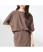 【エニィ スィス/any SiS】の【前後着用・UVケア・洗える】2WAYジョーゼットジャージードルマン カットソー 人気、トレンドファッション・服の通販 founy(ファニー) ファッション Fashion レディースファッション Fashion for Women トップス・カットソー Cut & Sew Tops シャツ・ブラウス・オフィスカジュアル Elegant Blouses & Button-Ups ロングTシャツ・Tシャツ Longline T-Shirts & Tees カットソー・ベーシックTシャツ Cut-and-Sewn Tops / Stretch Tees & Basics 春 Spring 洗える Machine Washable カットソー Cut and Sewn Top コンパクト Compact, Small Size ジョーゼット Georgette, Semi-Sheer Fabric ストレッチ Stretch, Stretchy Fabric セットアップ Set-Up, Coordinated Outfit ルーズ Loose, Oversized S/S・春夏 SS, Spring/Summer, Warm Season おすすめ Recommended / Our Picks 夏 Summer 新作・新入荷 New Arrivals / New In thumbnail モカ|ID: prp329100004493833 ipo3291000000034295517