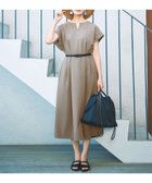 【自由区/JIYU-KU】の【カタログ掲載・UVカット・洗える】ウーステッドライク ワンピース モカ|ID: prp329100004493836 ipo3291000000032284592