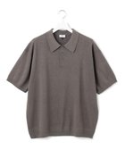 【ジェイプレスヨークストリート/J.PRESS YORK STREET】の【UNISEX】ニットポロシャツ ライトグレー系|ID: prp329100004493844 ipo3291000000031689050