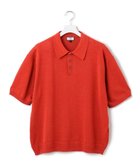 【ジェイプレスヨークストリート/J.PRESS YORK STREET】の【UNISEX】ニットポロシャツ オレンジ系|ID: prp329100004493844 ipo3291000000031689052