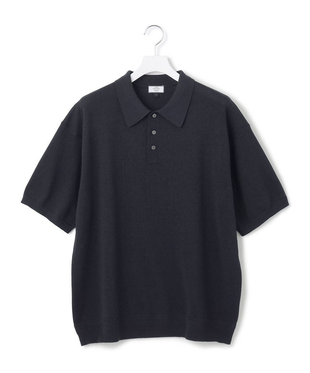 【ジェイプレスヨークストリート/J.PRESS YORK STREET】の【UNISEX】ニットポロシャツ インテリア・キッズ・メンズ・レディースファッション・服の通販 founy(ファニー) 　ファッション　Fashion　レディースファッション　WOMEN　トップス・カットソー　Tops/Tshirt　ニット　Knit Tops　シャツ/ブラウス　Shirts/Blouses　ポロシャツ　Polo Shirts　ユニセックス　Unisex　インナー　Inner　プリント　Print　ポロシャツ　Polo Shirt　リネン　Linen　再入荷　Restock/Back In Stock/Re Arrival　吸水　Water Absorption　夏　Summer　春　Spring　S/S・春夏　Ss・Spring/Summer　ネイビー系|ID: prp329100004493844 ipo3291000000031689056