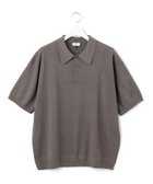 【ジェイプレスヨークストリート/J.PRESS YORK STREET】の【UNISEX】ニットポロシャツ ライトグレー系|ID: prp329100004493844 ipo3291000000032634386