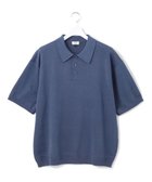 【ジェイプレスヨークストリート/J.PRESS YORK STREET】の【UNISEX】ニットポロシャツ ダルブルー系|ID: prp329100004493844 ipo3291000000032634389