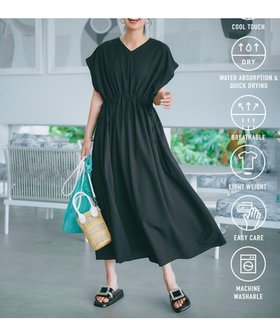 【アンフィーロ 自由区/UNFILO】の【吸水速乾/接触冷感】BREEZEMOVE ウエストドロストワンピース 人気、トレンドファッション・服の通販 founy(ファニー) ファッション Fashion レディースファッション Fashion for Women ワンピース Dresses イエロー Yellow 春 Spring 洗える Machine Washable ギャザー Gathered, Ruffled 吸水 Absorbent, Quick-Dry 軽量 Lightweight, Ultra Light ペチコート Petticoat, Underskirt 楽ちん Easy Fit, Comfortable S/S・春夏 SS, Spring/Summer, Warm Season おすすめ Recommended / Our Picks 夏 Summer |ID:prp329100004493858
