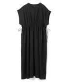 【アンフィーロ 自由区/UNFILO】のBREEZEMOVE ウエストドロストワンピース ブラック|ID:prp329100004493858