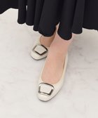 【ブリジット バーキン/Bridget Birkin】の【Bridget Birkin】バックルアクセントレインパンプス アイボリーエナメル|ID: prp329100004493860 ipo3291000000032262475