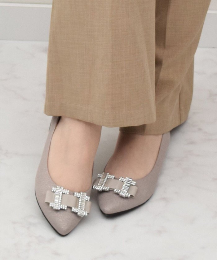 【ブリジット バーキン/Bridget Birkin】の【Bridget Birkin】ビジューリボンバレエレインパンプス インテリア・キッズ・メンズ・レディースファッション・服の通販 founy(ファニー) https://founy.com/ ファッション Fashion レディースファッション WOMEN ビジュー Bijou ライニング Lining リボン Ribbon |ID: prp329100004493862 ipo3291000000032155354