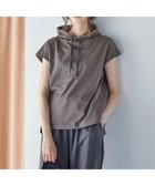 【23区/NIJYUSANKU】の【SLOW/一部店舗限定】コンパクトインレー フレンチスリーブ フーディー 人気、トレンドファッション・服の通販 founy(ファニー) ファッション Fashion レディースファッション Fashion for Women トップス・カットソー Cut & Sew Tops シャツ・ブラウス・オフィスカジュアル Elegant Blouses & Button-Ups ロングTシャツ・Tシャツ Longline T-Shirts & Tees カットソー・ベーシックTシャツ Cut-and-Sewn Tops / Stretch Tees & Basics インナー Innerwear 春 Spring カットソー Cut and Sewn Top コンパクト Compact, Small Size ジャケット Jacket, Outerwear スリーブ Sleeve, Long Sleeve / Short Sleeve ティアードスカート Tiered Skirt, Flounced Skirt フレンチ French, French Style S/S・春夏 SS, Spring/Summer, Warm Season 夏 Summer 2024年 2024 2024春夏・S/S Spring/Summer 2024 SS24 thumbnail スレート|ID: prp329100004494134 ipo3291000000034544743