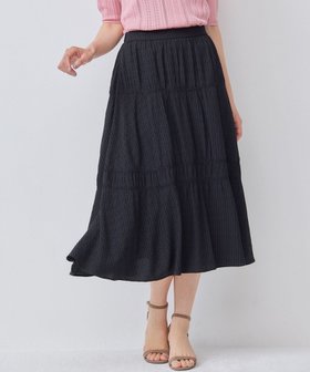 【組曲/KUMIKYOKU】の【WEB限定】ステッチストライプドビー ギャザースカート 人気、トレンドファッション・服の通販 founy(ファニー) ファッション Fashion レディースファッション Fashion for Women スカート Skirts エレガント 上品 Elegant ギャザー Gathered, Ruffled ストライプ Stripe, Striped Pattern フレア Flare, Flared ランダム Random, Irregular 夏 Summer 春 Spring S/S・春夏 SS, Spring/Summer, Warm Season |ID:prp329100004494182