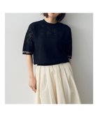 【イェッカ ヴェッカ/YECCA VECCA】のレース柄シアーニット Black|ID: prp329100004494357 ipo3291000000031973628