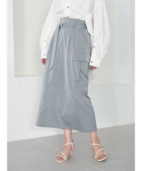 【イェッカ ヴェッカ/YECCA VECCA】のベルテッドサテンカーゴスカート 人気、トレンドファッション・服の通販 founy(ファニー) ファッション Fashion レディースファッション WOMEN スカート Skirt サテン Satin スリット Slit トレンド Trend ポケット Pocket 夏 Summer 春 Spring S/S・春夏 Ss・Spring/Summer |ID:prp329100004494378