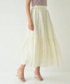 【フェルゥ/Feroux】のドットティアード スカート アイボリー系1|ID: prp329100004494399 ipo3291000000034757441