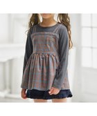 【組曲 / KIDS/KUMIKYOKU】の【110-140㎝】ビスチェック トップス 人気、トレンドファッション・服の通販 founy(ファニー) ファッション Fashion キッズファッション KIDS トップス・カットソー Tops/Tees/Kids カットソー Cut And Sew ストレッチ Stretch チェック Check テレコ Tereko ラベンダー Lavender 秋 Autumn/Fall A/W・秋冬 Aw・Autumn/Winter・Fw・Fall-Winter thumbnail ブルー×オレンジ系|ID: prp329100004494737 ipo3291000000031699605