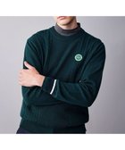 【23区 ゴルフ/23区GOLF / MEN】の【MEN】ウールブレンド カラーニット ラウンドから普段のお出かけや、お散歩まで◎ 人気、トレンドファッション・服の通販 founy(ファニー) ファッション Fashion メンズファッション MEN トップス・カットソー Tops/Tshirt/Men ニット Knit Tops ウォーム Worm ゴルフ Golf シンプル Simple セーター Sweater ラウンド Round ワンポイント One Point 定番 Standard A/W・秋冬 Aw・Autumn/Winter・Fw・Fall-Winter thumbnail ダークグリーン系|ID: prp329100004494761 ipo3291000000031699723
