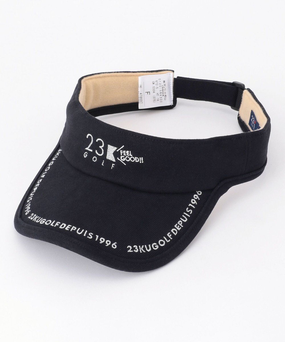 【23区 ゴルフ/NIJYUSANKU GOLF】の【UNISEX】バイカラーバイザー インテリア・キッズ・メンズ・レディースファッション・服の通販 founy(ファニー) 　ファッション　Fashion　レディースファッション　Fashion for Women　スポーツウェア　Functional & Stylish Sportswear　フィットネス用品・トレーニングアクセサリー　Fitness Accessories / Sports Gear / Exercise Equipment　ユニセックス　Unisex, Genderless　スポーツ　Sports, Activewear　秋　Autumn　ネイビー系|ID: prp329100004494847 ipo3291000000033680195
