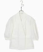 【フォルフォルモ/FORFORMO】の【洗える】Puff-sleeved Jacket パフスリーブジャケット 人気、トレンドファッション・服の通販 founy(ファニー) ファッション Fashion レディースファッション WOMEN アウター Coat Outerwear ジャケット Jackets テーラードジャケット Tailored Jackets 洗える Washable サマー Summer ジャケット Jacket フォルム Form ブラウジング Browsing A/W・秋冬 Aw・Autumn/Winter・Fw・Fall-Winter S/S・春夏 Ss・Spring/Summer 夏 Summer thumbnail ホワイト|ID: prp329100004494893 ipo3291000000032102830