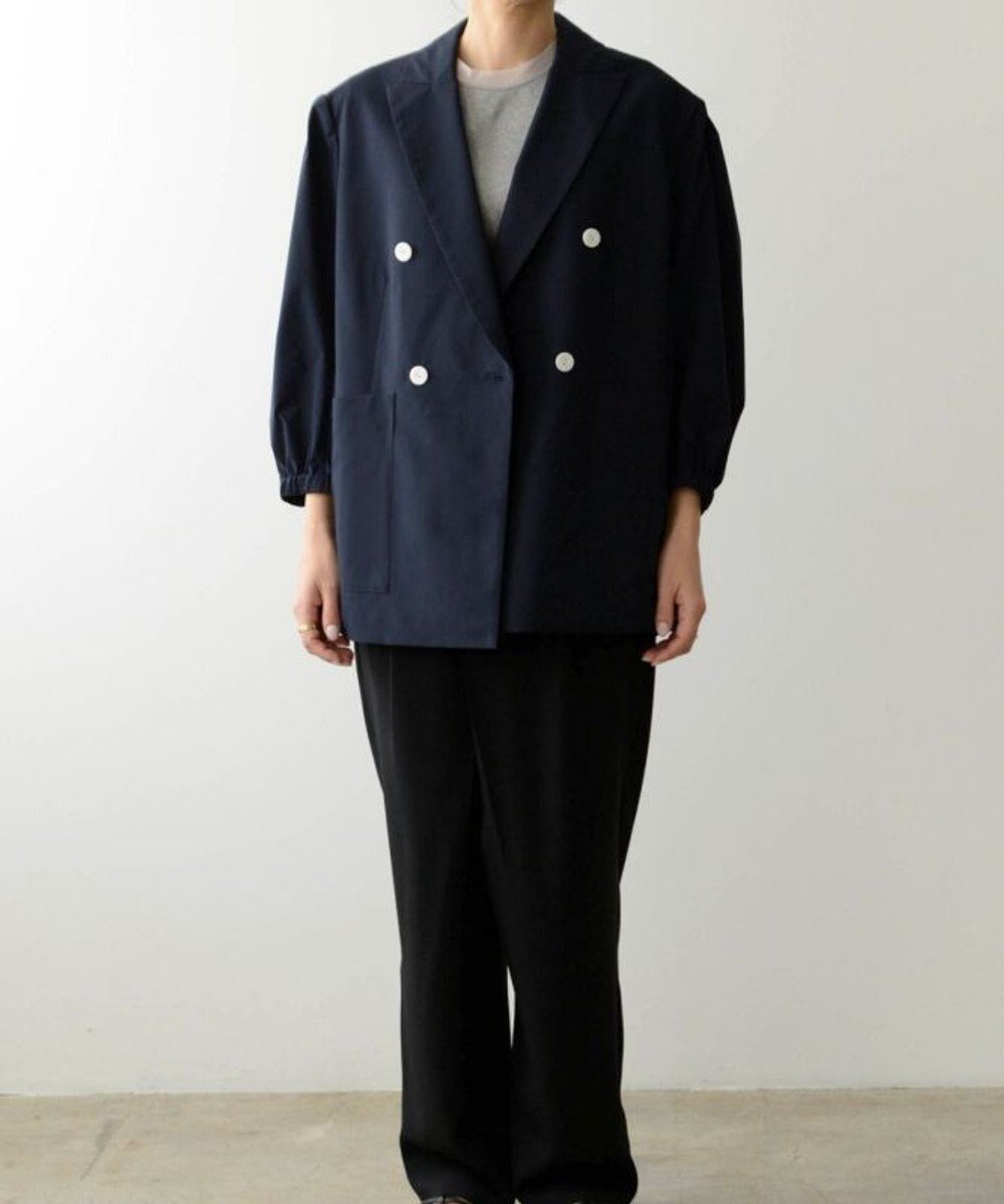 【フォルフォルモ/FORFORMO】の【洗える】Puff-sleeved Jacket パフスリーブジャケット インテリア・キッズ・メンズ・レディースファッション・服の通販 founy(ファニー) 　ファッション　Fashion　レディースファッション　WOMEN　アウター　Coat Outerwear　ジャケット　Jackets　テーラードジャケット　Tailored Jackets　洗える　Washable　サマー　Summer　ジャケット　Jacket　フォルム　Form　ブラウジング　Browsing　A/W・秋冬　Aw・Autumn/Winter・Fw・Fall-Winter　S/S・春夏　Ss・Spring/Summer　夏　Summer　ネイビー|ID: prp329100004494893 ipo3291000000032102833