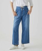 【サキュウ/caqu】の【洗える/リネン混/涼しい】FS linen easy wide ウエストゴムワイドストレート 3years|ID: prp329100004494921 ipo3291000000032021630