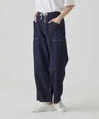 【サキュウ/caqu】の【洗える/リネン混/涼しい】FS linen easy wide ウエストゴムワイドストレート rinse|ID: prp329100004494921 ipo3291000000032021632