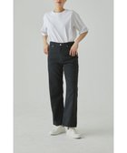 【サキュウ/caqu】の【洗える/涼しい/コットンリネン】color linen sagging baggy すっきりバギーシルエット black|ID: prp329100004494923 ipo3291000000032743560