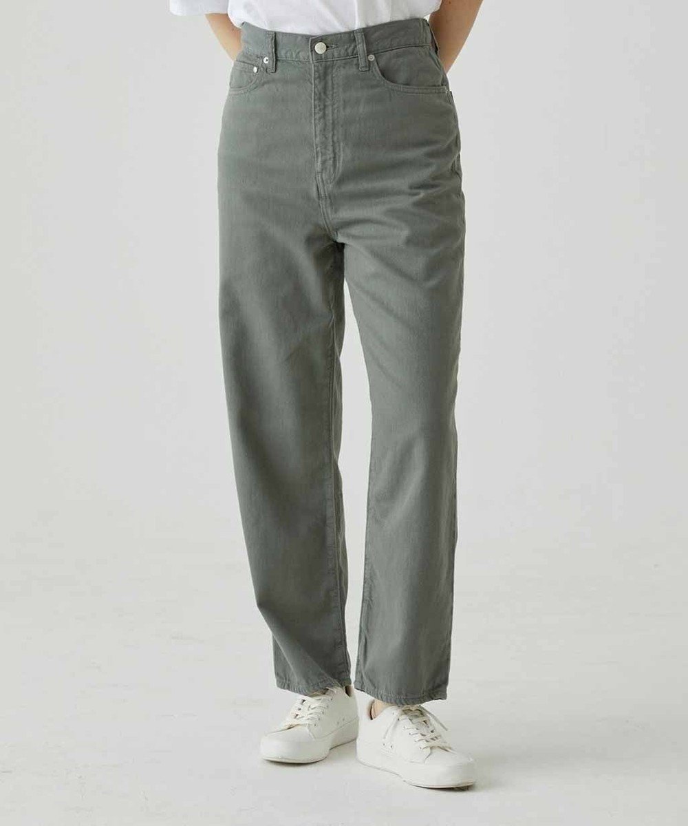 【サキュウ/caqu】の【洗える/涼しい/コットンリネン】color linen ankle boys アンクル丈ボーイフィットリネンデニム インテリア・キッズ・メンズ・レディースファッション・服の通販 founy(ファニー) 　ファッション　Fashion　レディースファッション　Ladies' Fashion Online　パンツ　Pants　アンクル　Uncle　インディゴ　Indigo　洗える　Washable　軽量　Lightweight　ジーンズ　Jeans　ストレート　Straight　テーパード　Tapered　デニム　Denim　人気　Popularity　ハイライズ　High Rise　リネン　Linen　A/W・秋冬　Aw・Autumn/Winter・Fw・Fall-Winter　S/S・春夏　Ss・Spring/Summer　夏　Summer　エレガント 上品　Elegant　slate|ID: prp329100004494924 ipo3291000000032620756