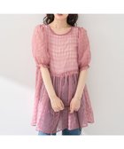 【アースミュージックアンドエコロジー/earth music&ecology】のシアーパフチュニック Pink|ID: prp329100004494959 ipo3291000000032155682
