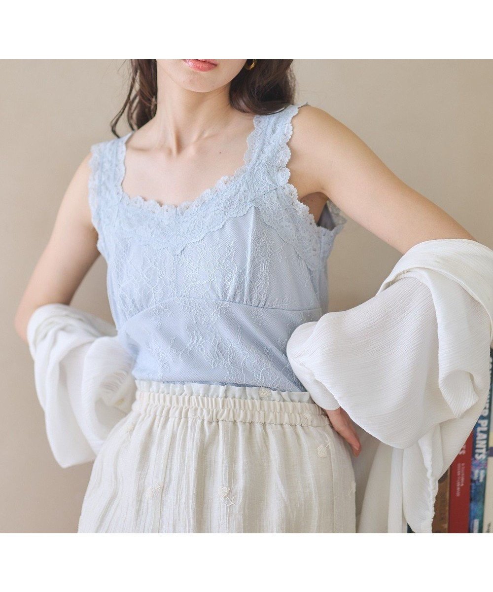 【アースミュージックアンドエコロジー/earth music&ecology】の総レースキャミソール 人気、トレンドファッション・服の通販 founy(ファニー) 　ファッション　Fashion　レディースファッション　WOMEN　トップス・カットソー　Tops/Tshirt　キャミソール / ノースリーブ　No Sleeves　おすすめ　Recommend　キャミソール　Camisole　ジャケット　Jacket　ジャージー　Jersey　タンク　Tank　ポケット　Pocket　メッシュ　Mesh　レース　Race　再入荷　Restock/Back In Stock/Re Arrival　切替　Switching　夏　Summer　春　Spring　S/S・春夏　Ss・Spring/Summer　 other-1|ID: prp329100004494967 ipo3291000000031831037