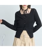 【アースミュージックアンドエコロジー/earth music&ecology】のシルバーボタン透かし編みニットカーディガン 人気、トレンドファッション・服の通販 founy(ファニー) ファッション Fashion レディースファッション Fashion for Women トップス・カットソー Cut & Sew Tops ニット Knit Tops & Sweaters カーディガン・羽織り Layered Style Cardigans おすすめ Recommended / Our Picks カーディガン Cardigan, Knitwear コンパクト Compact, Small Size シルバー Silver, Metallic Silver フィット Fit, Slim Fit フェミニン Feminine, Girly ベーシック Basic, Essential ポケット Pocket, Pocket Detail メタル Metal, Metal Parts 夏 Summer 春 Spring S/S・春夏 SS, Spring/Summer, Warm Season 透かし Cut-Out, Lacework thumbnail Black|ID: prp329100004494970 ipo3291000000033514680