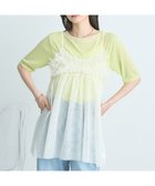 【アースミュージックアンドエコロジー/earth music&ecology】のSET2点チュールビスチェ+シアープルオーバー 人気、トレンドファッション・服の通販 founy(ファニー) ファッション Fashion レディースファッション WOMEN トップス・カットソー Tops/Tshirt シャツ/ブラウス Shirts/Blouses ロング / Tシャツ T-Shirts プルオーバー Pullover カットソー Cut and Sewn ビスチェ Bustier おすすめ Recommend カットソー Cut And Sew シアー Sheer チュール Tulle ビスチェ Bustier フリル Frills ポケット Pocket 夏 Summer 春 Spring S/S・春夏 Ss・Spring/Summer thumbnail Lime Green|ID: prp329100004494975 ipo3291000000031829620