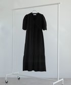 【グリーンパークス/Green Parks】のESCAR 刺繍スリーブギャザーワンピース Black|ID: prp329100004494987 ipo3291000000032098456