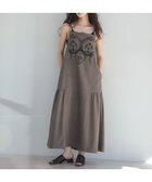 【グリーンパークス/Green Parks】のESCAR フロントレースキャミワンピース 人気、トレンドファッション・服の通販 founy(ファニー) ファッション Fashion レディースファッション Ladies' Fashion Online ワンピース Dress キャミワンピース No Sleeve Dresses インナー Inner キャミソール Camisole ギャザー Gather フェミニン Feminine フレア Flare ペイズリー Paisley ポケット Pocket 夏 Summer 春 Spring S/S・春夏 Ss・Spring/Summer thumbnail Gray Beige|ID: prp329100004494988 ipo3291000000032595015